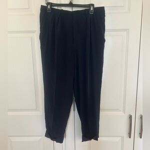 Miu Miu Silk Cuffed Trousers